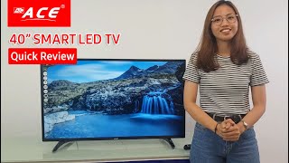 Ace 40quot Smart LED TV Quick Review [upl. by Tavi]