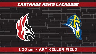 Carthage Mens Lacrosse vs Augustana College [upl. by Wellington]