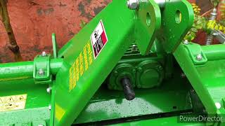 John Deere 7 Foot rotavator ka review [upl. by Vitia]