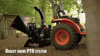 WoodMaxx USA Made MX 8600 PTO Wood Chipper [upl. by Ilajna]