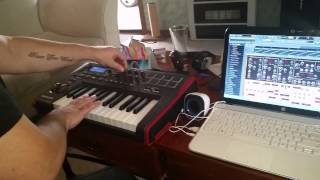 Novation Impulse 25 Demo [upl. by Lemhar]