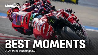 Best MotoGP™ Moments ⚔️  2024 EmiliaRomagnaGP [upl. by Aleet]