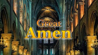 GREAT AMEN by Fr Manoling Francisco SJ with Lyrics [upl. by Duffie]