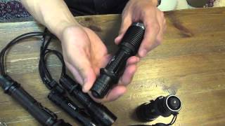 Flashlight review  EagleTac G25C2 Mk2 amp Olight M22 Warrior [upl. by Nellad]