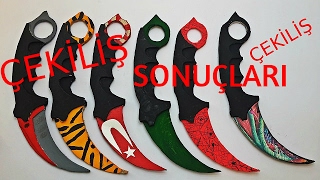 Karambit Çekiliş Sonuçları [upl. by Ruford]