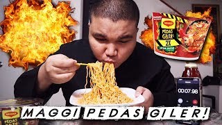 BARU MAGGI 2X PEDAS GILER🤯 Perisa Ayam Bakar Malaysia🇲🇾  MUKBANG 먹방  Eating Show [upl. by Matless57]