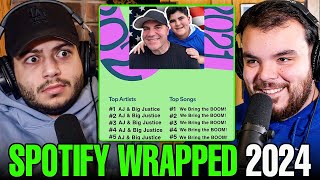 Reacting to 2024 SPOTIFY WRAPPED [upl. by Watson]