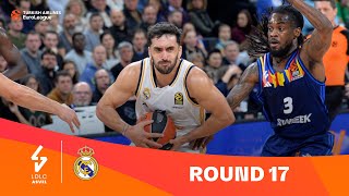 LDLC ASVEL VilleurbanneReal Madrid  Round 17 Highlights  202324 Turkish Airlines EuroLeague [upl. by Nessej183]