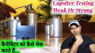 How To Testing Ac Capacitor With Digital Multimeter  Air Conditioner Capsiter Not Working [upl. by Normac]