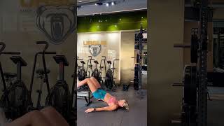 Hamstring curls on the rower BamsBoard [upl. by Atinaj]