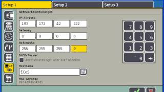 ESU ECoS 2412 IP Adresse einstellen [upl. by Enael]