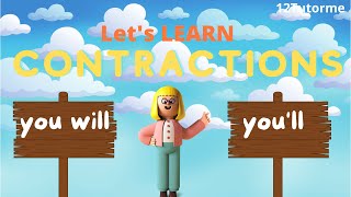 Learn to Read Contractions I Contraction Practice [upl. by Dirk]