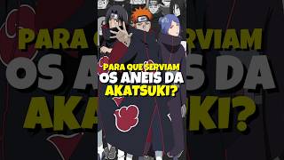 Para que serviam os anéis da Akatsuki 🤔💍 juliaoanime naruroshippuden akatsuki [upl. by Palestine]