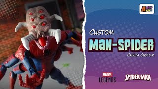 Custom  ManSpider Marvel Legends [upl. by Amlet]