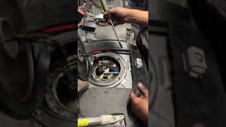 BMW 750i fuel pump removal [upl. by Justinn]