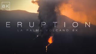 VOLCANIC ERUPTION  CUMBRE VIEJA LA PALMA  8K [upl. by Aline]