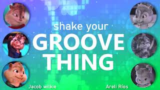 Chipmunks amp Chipettes  Shake Your Groove Thing Lyric video Collab W Jacob Wilkie [upl. by Xavler]