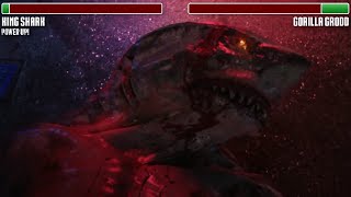 King Shark vs Gorilla Grodd WITH HEALTHBARS  HD  The Flash [upl. by Prisca397]