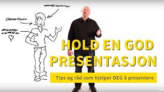 Presentasjoner  råd og tips som hjelper deg å presentere [upl. by Grantley]