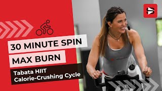 30 Minute HIIT Spin Class MAX BURN Tabata w Cat Kom  Amazing Workout for Fat Loss [upl. by Nerok]