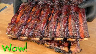 Smoked Beef Back Ribs on Argentine Grill  BBQ Beef Ribs  Ballistic BBQ [upl. by Audrie]