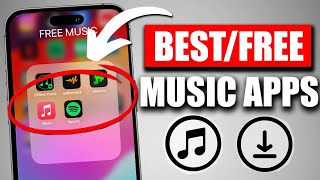 Top 3 Best FREE Music Apps For iPhoneAndroid 2024  Offline Music [upl. by Melena]