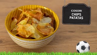 Chips de patatas en freidora sin aceite Cosori ¡Extra crujientes [upl. by Doloritas112]