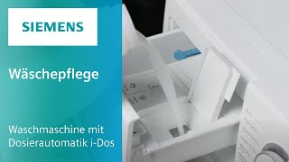 Siemens Waschmaschinen mit Dosierautomatik iDos [upl. by Heida]