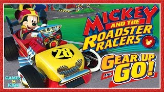 Mickey And The Roadster Racers Gear Up And Go Racing Game  Disney Junior App For Kids [upl. by Jaclin382]