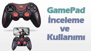 Gamepad Kablosuz Oyun Kolu Joystick Kurulumu ve Kullanımı GamepadPlus V3 Wireless amp Bluetooth [upl. by Orsay]