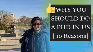 10 BENEFITS OF DOING A PhD in the US [upl. by Hajan868]