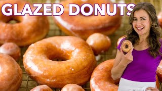 How To Make Glazed Donuts  Soft and Fluffy Donut Recipe [upl. by Ennaxor]