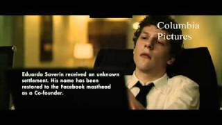 Film The Social network scena finale [upl. by Jasun278]