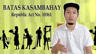 Kasambahay Law in the Philippines  House Caraan [upl. by Salisbury722]