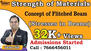 Concept of Flitched Beam  Stresses in Beams  Strength of Materialszafarsirfreeengineeringcourses [upl. by Garber]