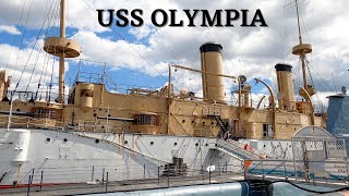 ⚓️ USS OLYMPIA amp PENNS LANDING Philadelphia PA [upl. by Clie787]