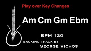 Backing track over Key Changes by George Vichos [upl. by Lydie]