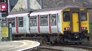 Cardiff Central train station train going to Aberdare [upl. by Odraboel]