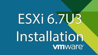 Tutorial  Installing and setting up ESXi 67 [upl. by Ause]