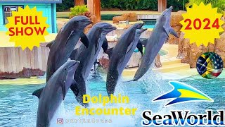 Full Show  Dolphin Adventures Show SeaWorld Orlando 2024 [upl. by Bliss937]