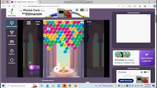 Playing Arkadiums Bubble Shooter1892024 [upl. by Nosirrag]