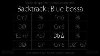 Blue Bossa 120bpm  Backing track [upl. by Nylrebmik]