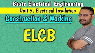 ELCB earth leakage circuit breaker Construction amp working Btech 1st year [upl. by Baseler]