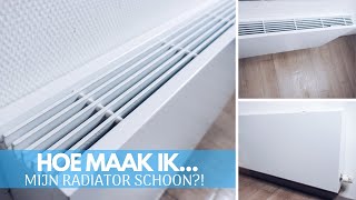 RADIATOR SCHOONMAKEN  Hoe maak ik mijn radiator schoon  Verwarming schoonmaken [upl. by Ecam372]