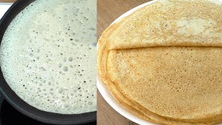 БЛИНЫ на воде ТОНКИЕ блинчики на Масленицу  Вкусные и Нежные Не уступают блинам на молоке [upl. by Nibot]