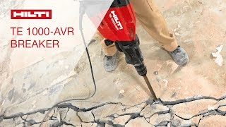 INTRODUCING the next generation Hilti breaker TE 1000AVR [upl. by Centonze]