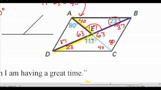 Day 8  Proving that a Quadrilateral is a Parallelogram [upl. by Vanessa779]