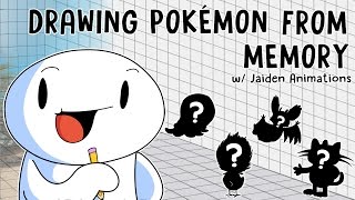 Drawing Pokémon From Memory w Jaiden Animations [upl. by Ahcire]