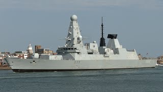 British warships returning to base HMS Dauntless and Tyne ⚓ [upl. by Llehcnom]