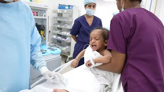 Crying Baby going under General Anaesthesia [upl. by Ysirhc424]